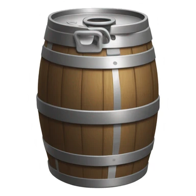 keg of beer tapped sticker