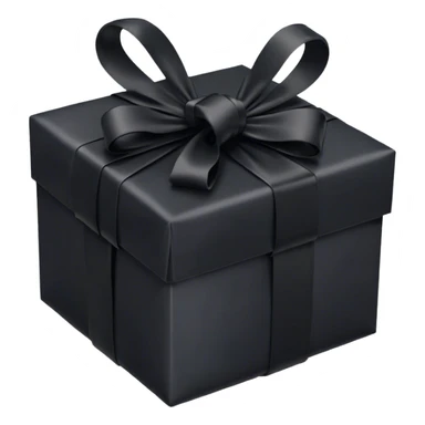 Black Present sticker