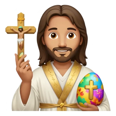 Christ is Risen and Easter sticker