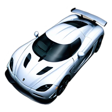 an Koenigsegg who drifts sticker