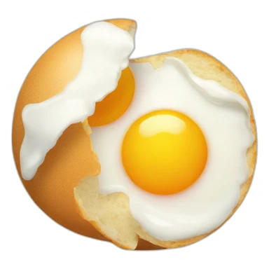 Llevando huevos sticker