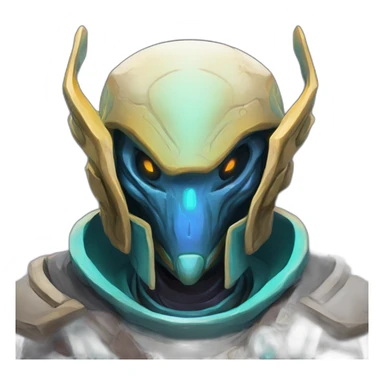alien cleric futuristic roguelike rpg style inspired by slay the spire sticker