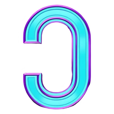 futuristic glowing neon “10 out of 10” sign, purple and cyan glow, dark background sticker