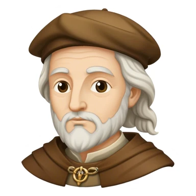 Old English Medieval poet sticker