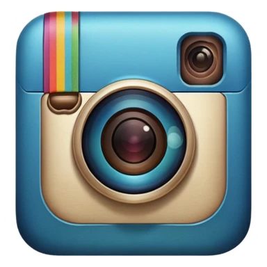 Yıldız şeklinde instagram mavi tikki sticker