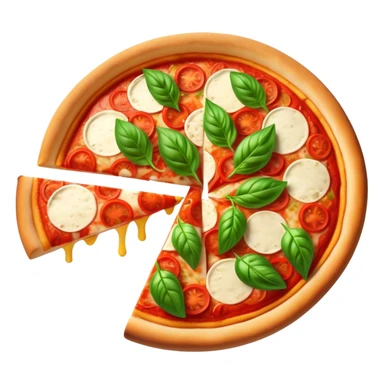 Margarita pizza sticker