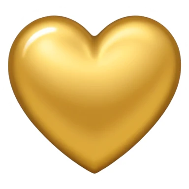 coração dourado sticker