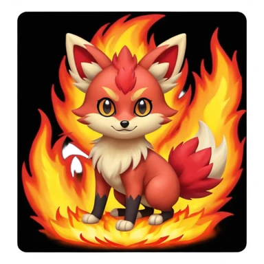 Fennekin-Zorua-Litten-fusion sticker