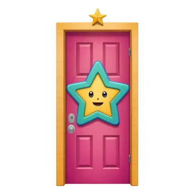 kids room door sticker