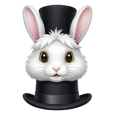 rabbit out of a hat sticker