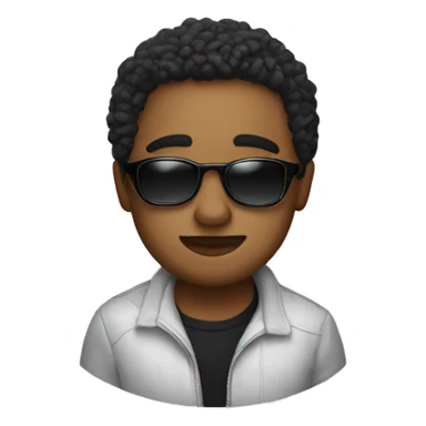 me with sunglasses saying true sticker