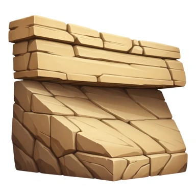 rock overhang , shelter. sticker