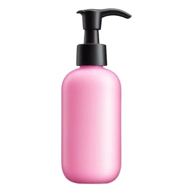 pink skincare bottle sticker