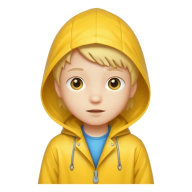 Raincoat Kid sticker