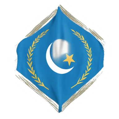 East Turkestan flag  sticker