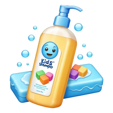 Soap and kids shampoo sticker
