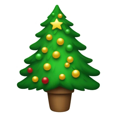 christmas tree sticker