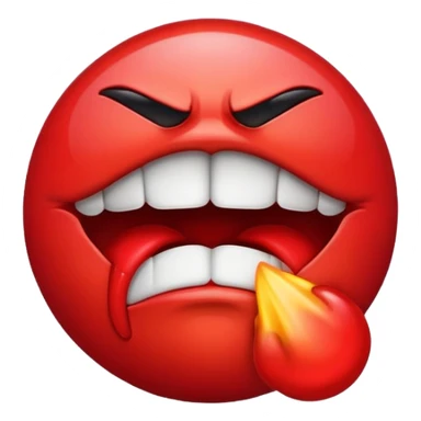 angry kiss emoji sticker