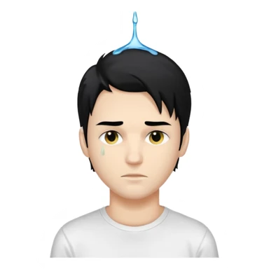 Joven blanco de drip sticker