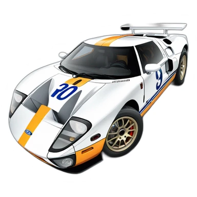 Ford GT LM Spec II test Car sticker