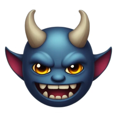 cute demon sticker