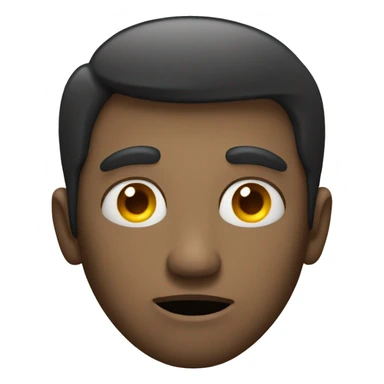 man with scary eyes sticker