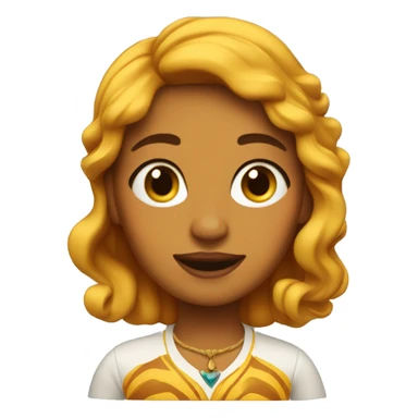tigreña wavy woman sticker