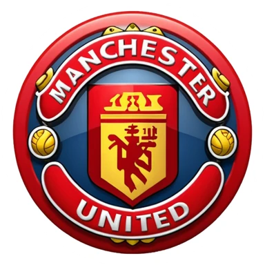 Manchester United logo as emoji sticker