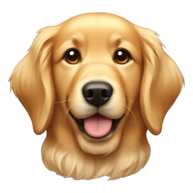 Golden retriever with a bow  sticker