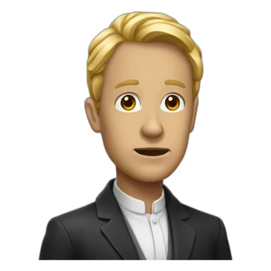 Regarde noir sticker