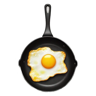 fried egg pan sticker
