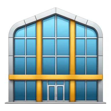 facade of a company sticker