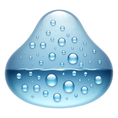 a close-up of a glass surface covered with small water droplets and light fog, as if from steam or humidity — some droplets sliding down slowly — soft reflections and blurred transparency give a realistic misty look — clean, glossy design with gentle lighting sticker