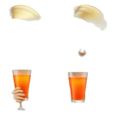 Two girls one blonde and one brown hair drinking aperol sticker