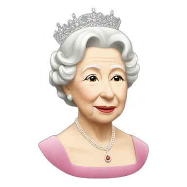 Elisabeth II Kiss Elisabeth ii sticker