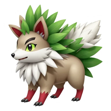 Shiny Zigzagoon-Shaymin-hybrid, full body sticker