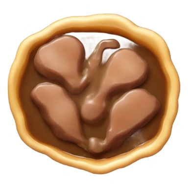 Chicken liver with gravy sticker