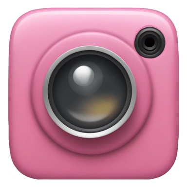 Camara rosa sticker