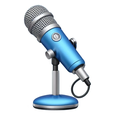 blue podcast sticker