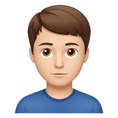 Hombre blanco joven  sticker