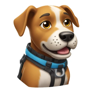 Dog playing Fortnite  sticker