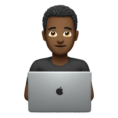 MAN LAPTOP MOVIL sticker