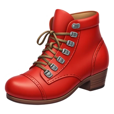 red shoe sticker