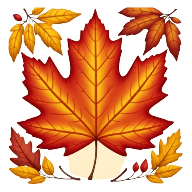 autumn banner for November sticker