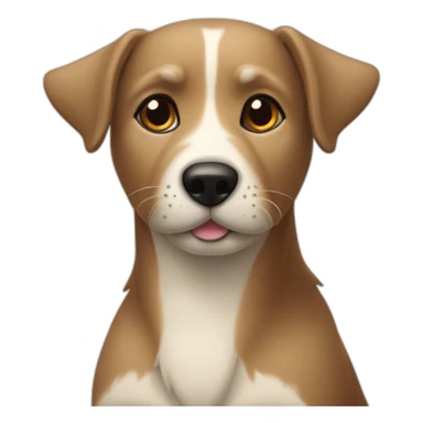 Chien sur loutre sticker