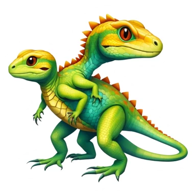 Colorful Exotic Pokémon-Digimon-Monster-Beast-Fakémon-hybrid-creature (full body) sticker