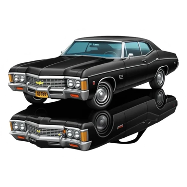 Batman’s 1969 Chevy Impala sticker