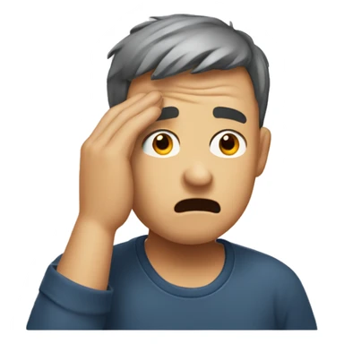 a man scratches his head in confusion sticker
