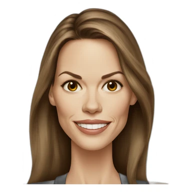 Hilary Swank sticker