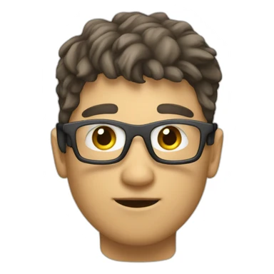 a techie person trying to be nice with others sticker